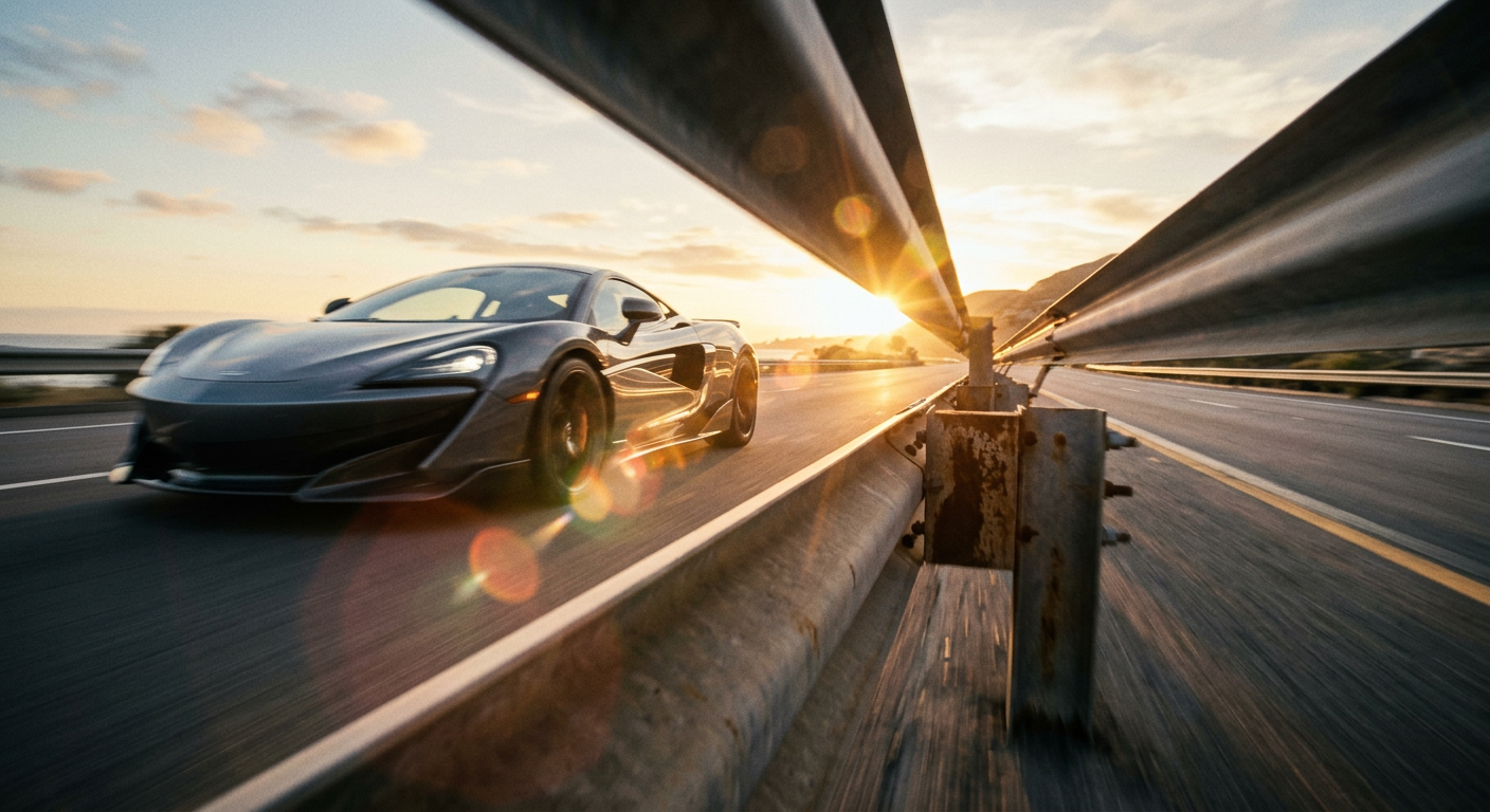 Highway Speed Tracking Shot