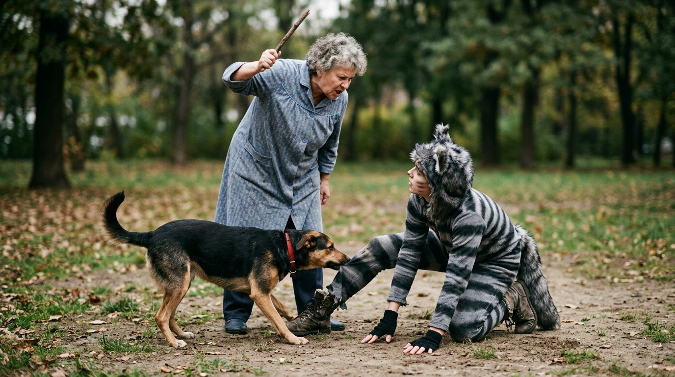 Therian and Dog Encounter