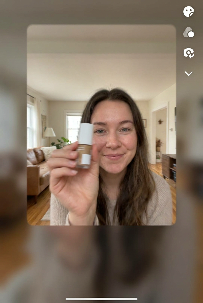 UGC Product Selfie Video
