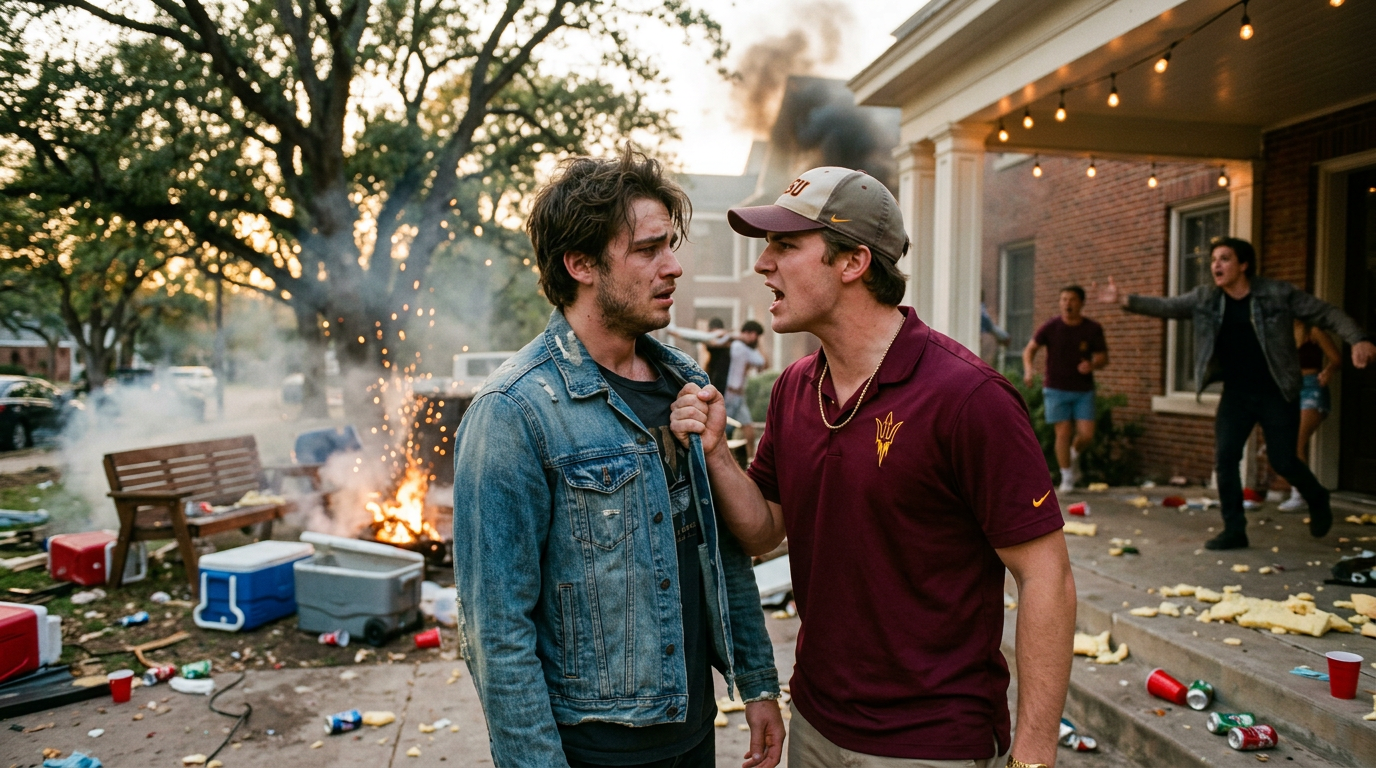 Dramatic Frat Confrontation