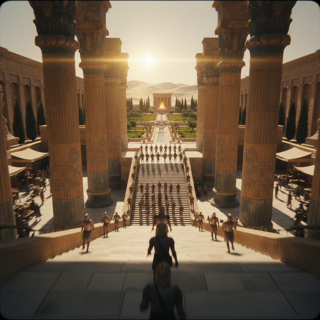 FPV Flight Through Achaemenid Empire
