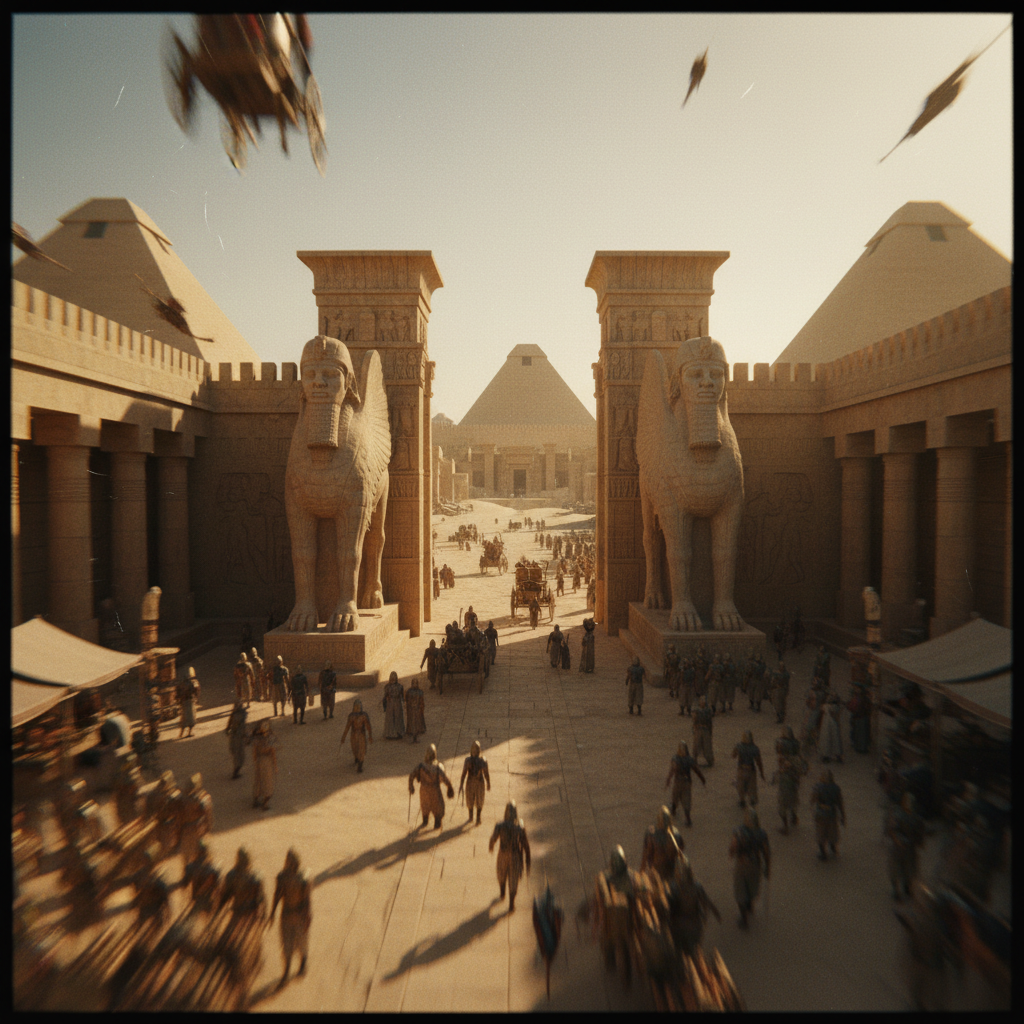 FPV Flight Through Ancient Assyria