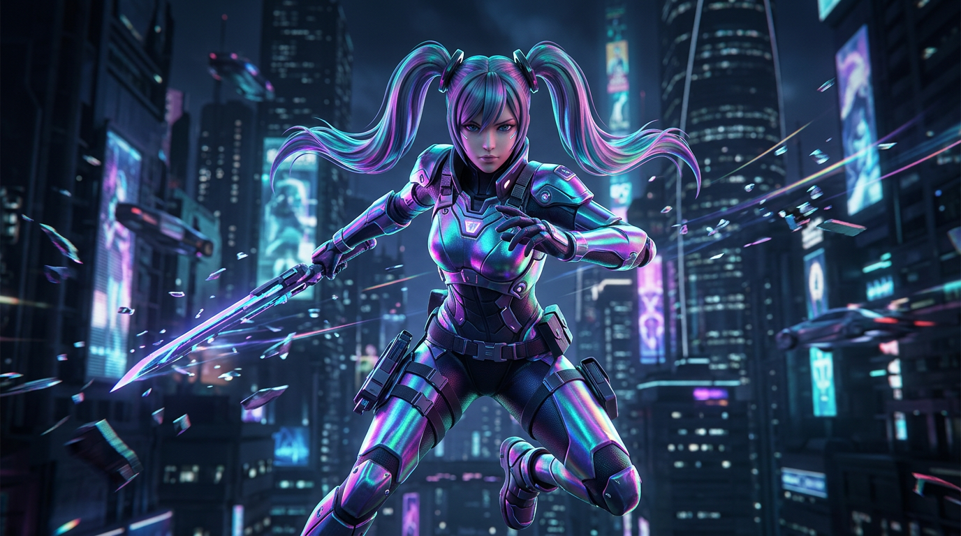 Cyberpunk Combat Action