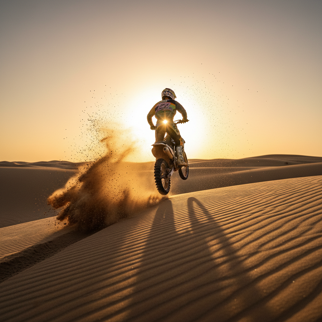 Motocross Desert Jump