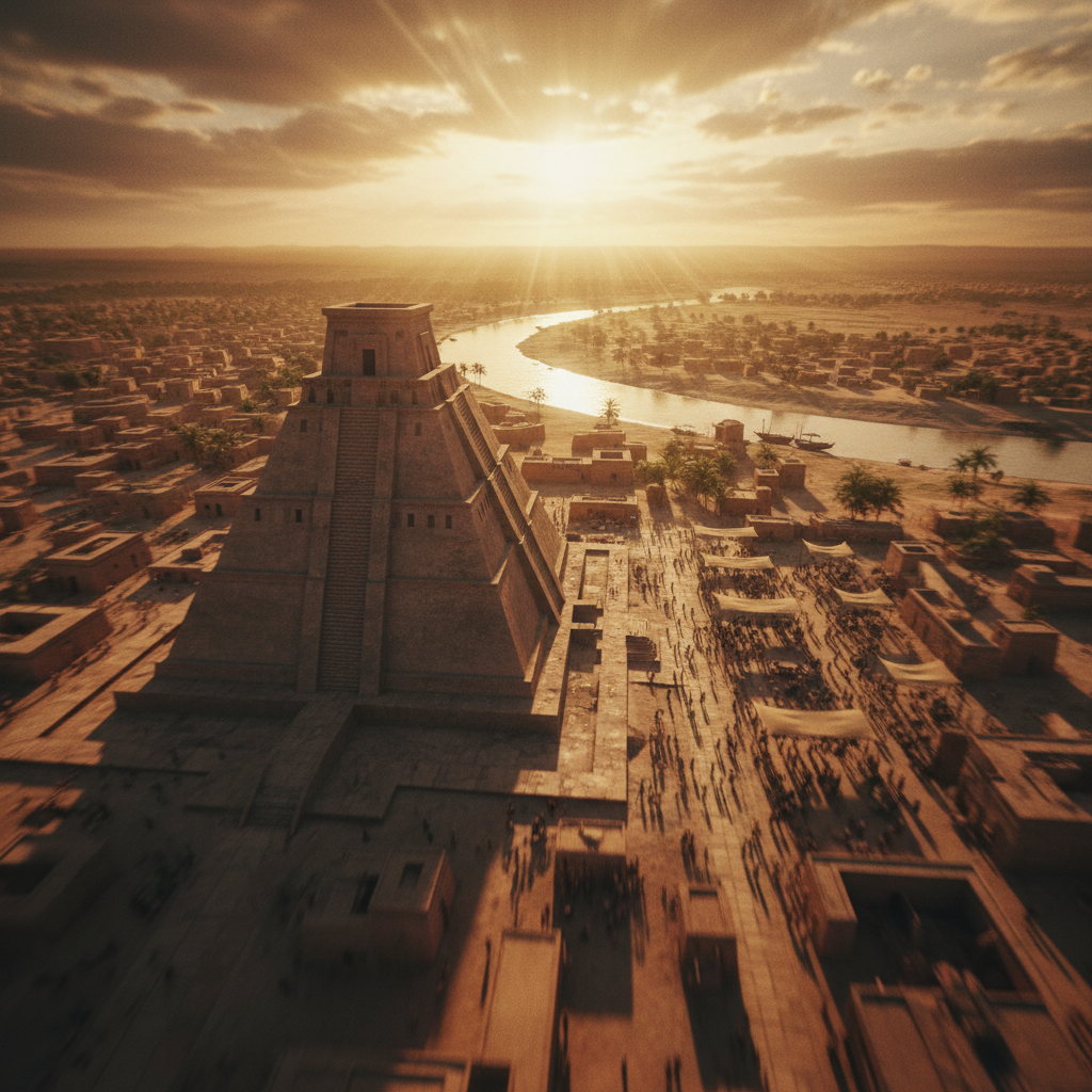 FPV Flight Over Ancient Sumer