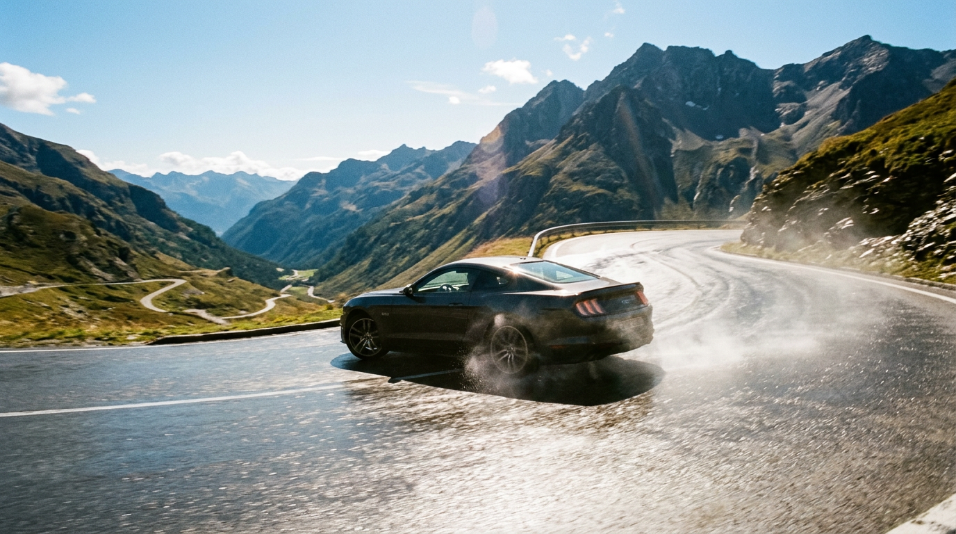 Epic Mountain Car Drift
