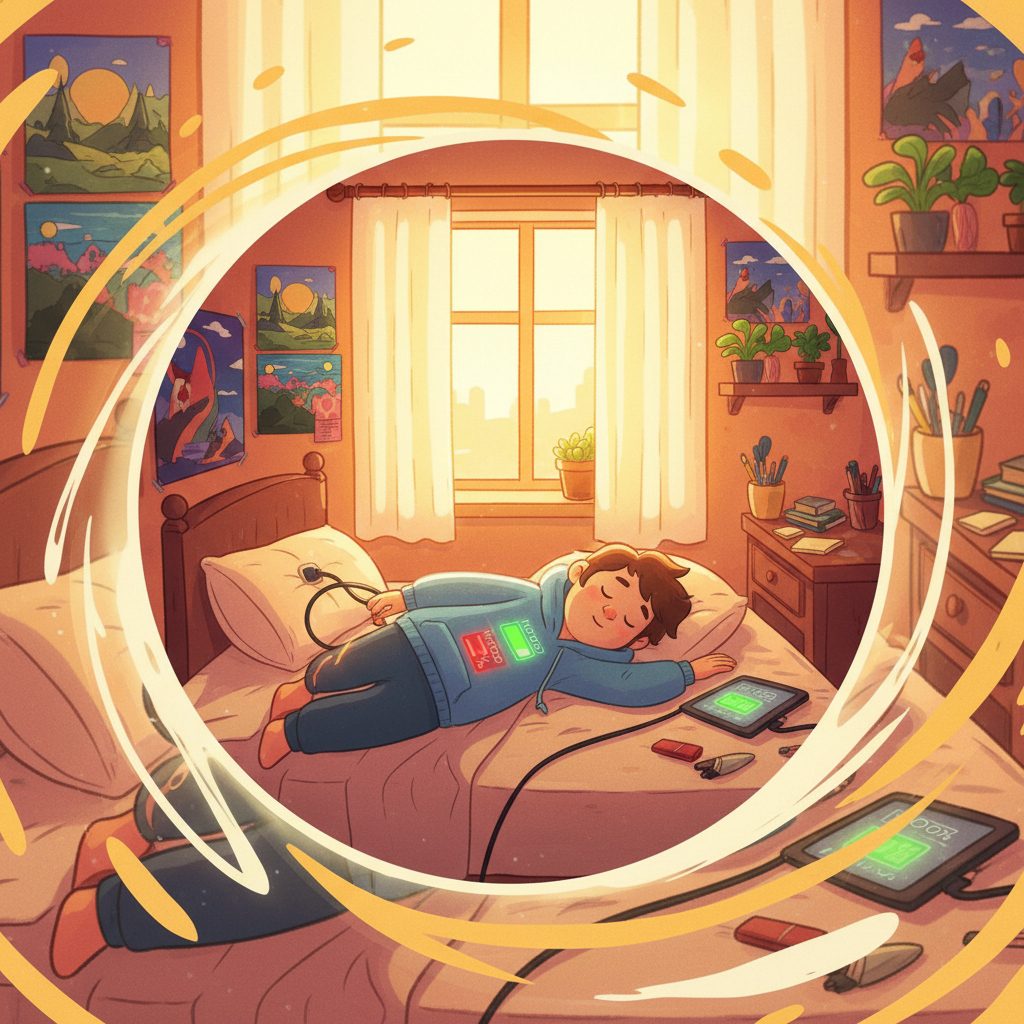 Tired Character Recharging